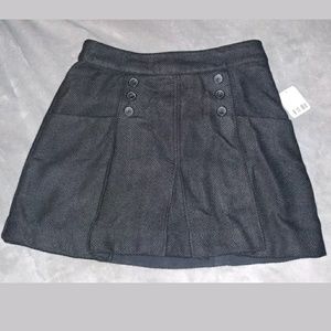 Free people pleated button skirt size 4